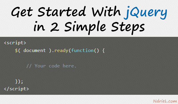 Get Started With jQuery in 2 Simple Steps