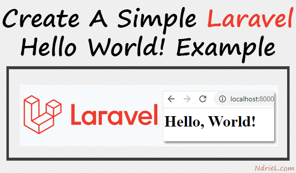 Create A Simple Laravel Hello World! Example